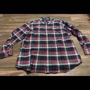 Polo Ralph Lauren Vintage Plaid Long Sleeve Button Down 18 34/35 Classic Fit